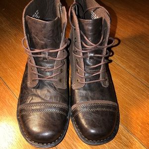 Brown Clark Collection Leather Boots